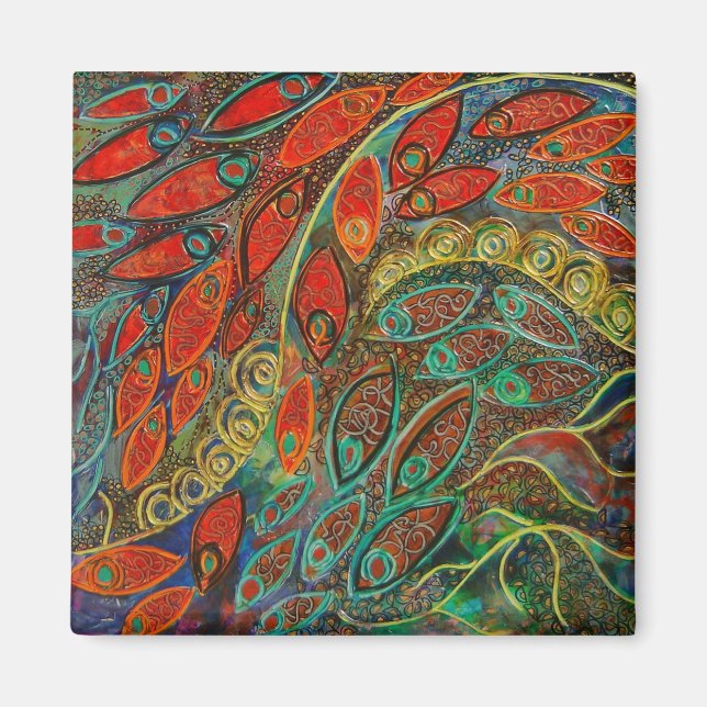 svängdörr (målningsmagnet) magnet (Framsidan)