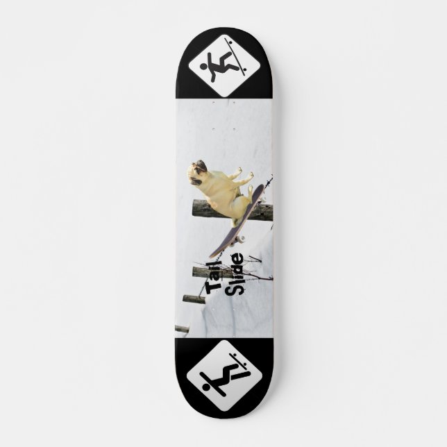 Svanglidbana Skateboard Bräda 20,5 Cm (Framsida)