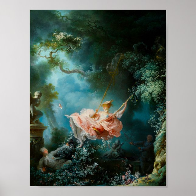 Svängningen Fragonard Poster (Framsidan)