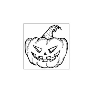 Svängpumkin Halloween Stämpel