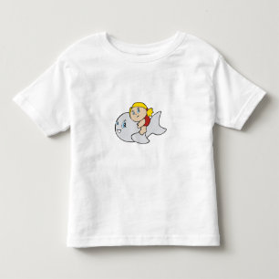 Svanning av flickor med Dolphin Tee