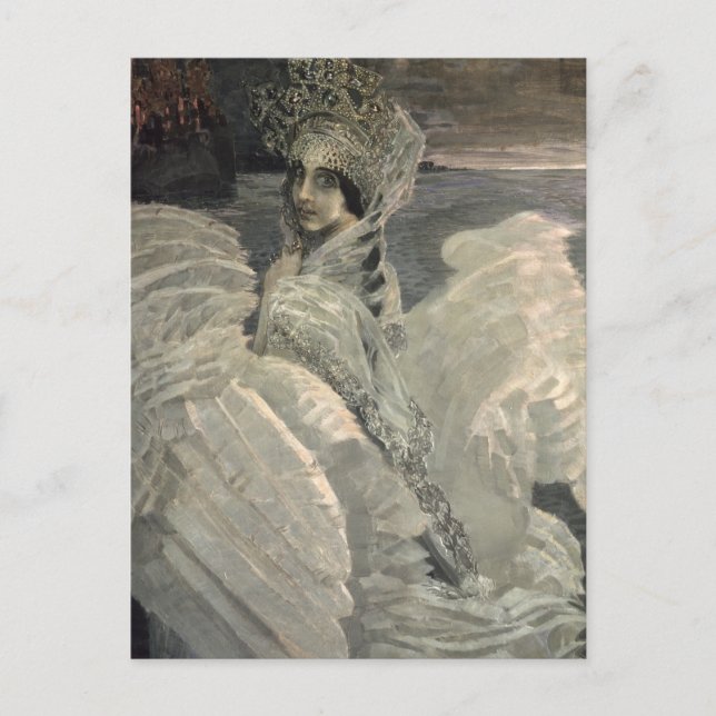 Svanprincessen, 1900 vykort (Framsida)