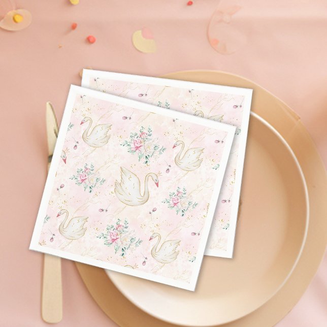 Svanprinsessa Pappersservett (Skapare uppladdad)