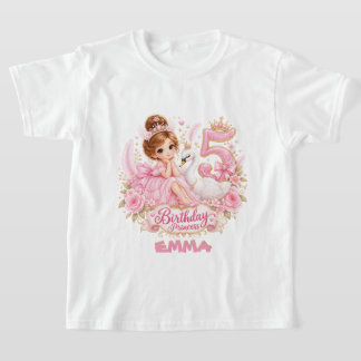 Svanprinsessan Rosa Sagoföddelsedagsfest T Shirt