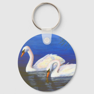 Svanreflexioner Keychain Nyckelring