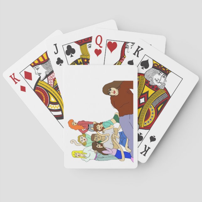 Svans harem  casinokort (Baksidan)