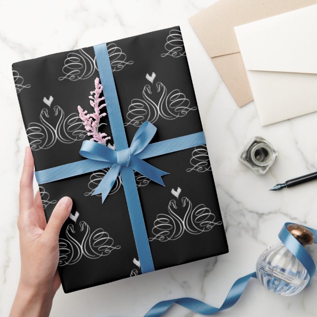 Svansar för bröllop med hjärta  presentpapper (Gifting)