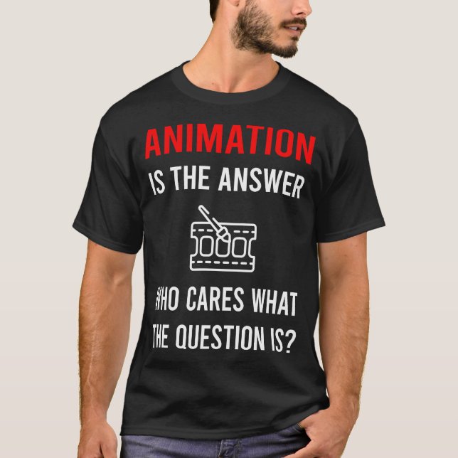 Svar Animation T Shirt (Framsida)