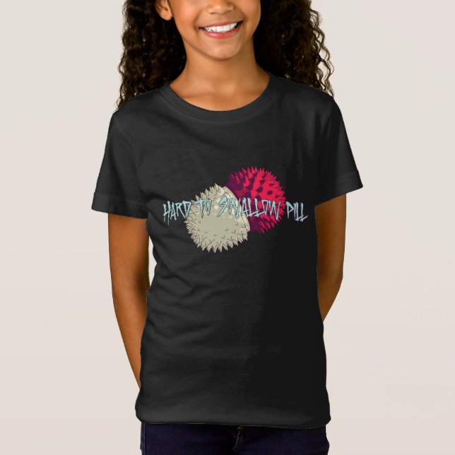 Svår att svälja piller t shirt (Framsida)