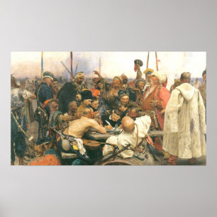 Svar av cossacksna poster