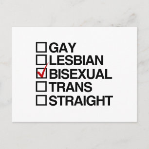 SVAR BISEXUAL VYKORT
