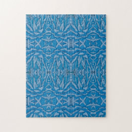 Svår blå Agave Kaleidoscope Puzzle Pussel