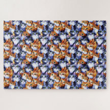 Svår | Cat ansikte collage ginger grått pet