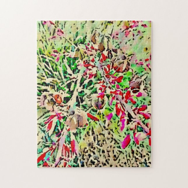 Svår Desert Red Yucca Puzzle Pussel (Vertikal)