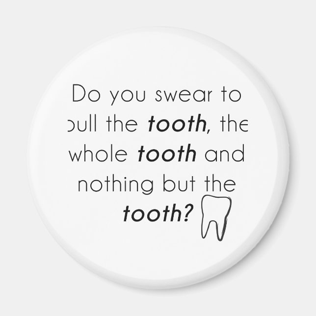 Svär du? magnet (Framsidan)