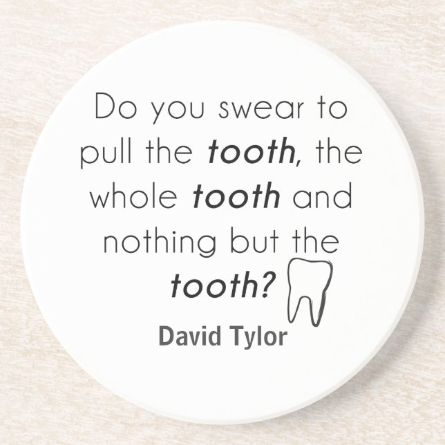 Svär du? underlägg sandsten (Framsidan)