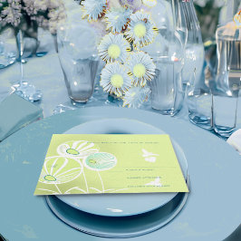 Svar från Aqua Blåa blommor och Bees Bröllop