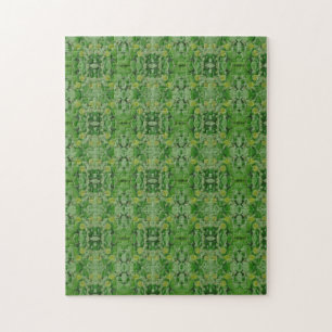 Svår Grönt Cactus Kaleidoscope Puzzle Pussel