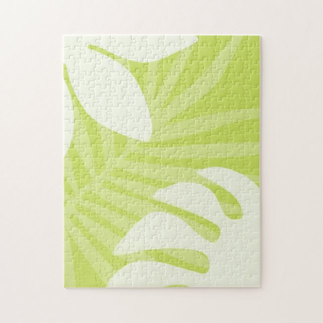 Svår Grönt Love Bird Tropical Puzzle Pussel (Vertikal)