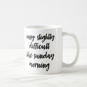 Svår lik söndagmorgonmugg kaffemugg