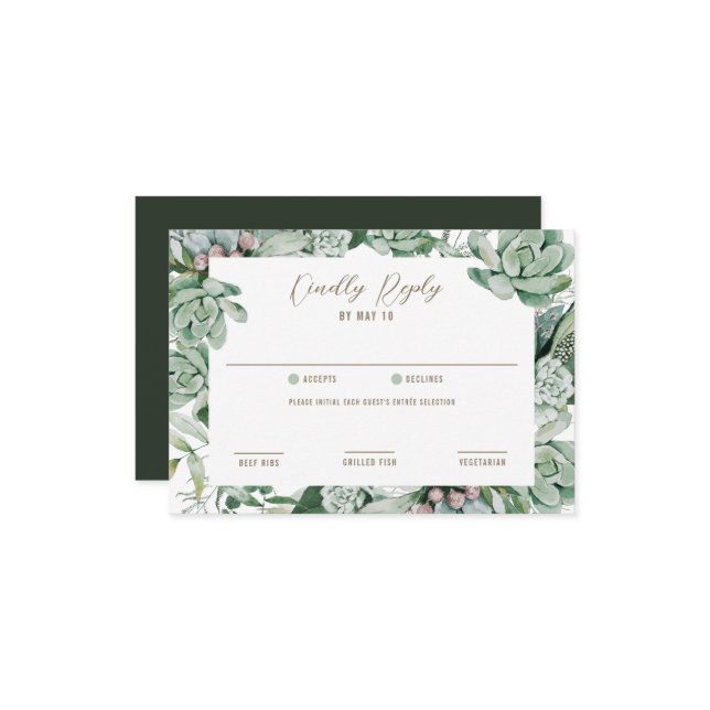 Svar på bröllop med saftiga trädgård (Fram/Back In Situ)