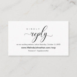 Svar på Bröllopets OSA webbplats för online Tilläggskort