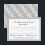 SVAR PÅ INBJUDAN bar mitzvah - Benjamin Daniel<br><div class="desc">av kat massard >>> www.simplysweetpaperie.com <<<</div>