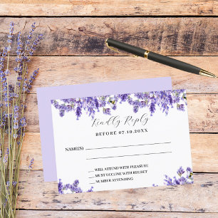 Svar på Lavender blommigts bröllop OSA