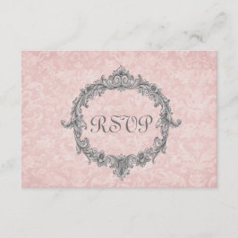 Svar på Peach Damask Vintage OSA Bröllop