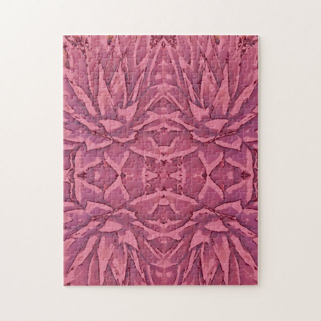 Svår rödakalj Kaleidoscope Puzzle Pussel (Vertikal)