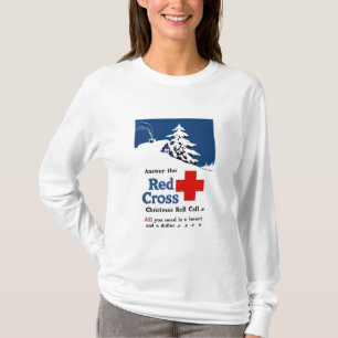 Svara appellen för Röda korjulrulle T-shirt