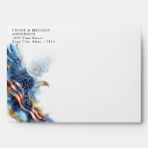 Svara Bald Eagle Patriotisk USA Semiquincentennial