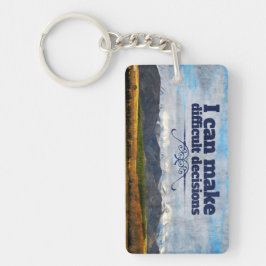 "Svåra beslut" Motiveringsbekräftelse Nyckelring