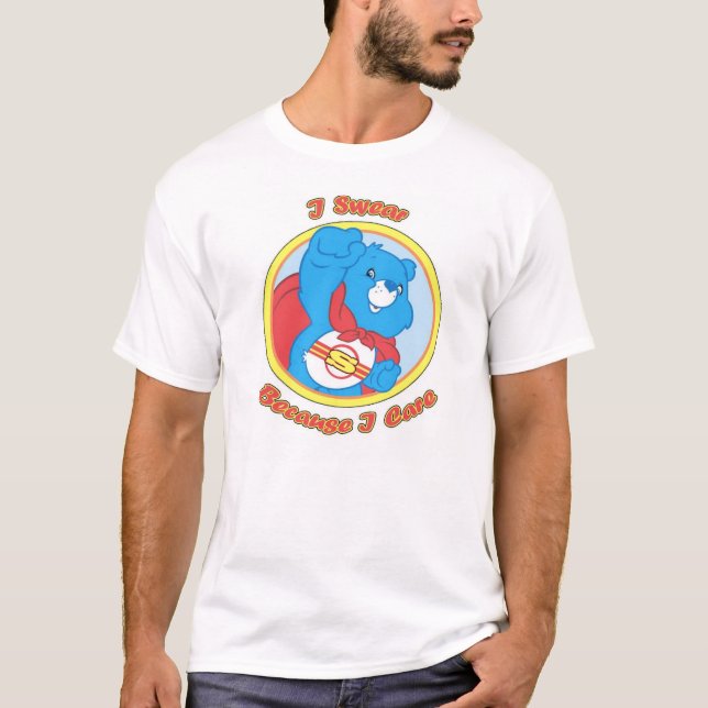 Svära björnskjortan tee shirt (Framsida)