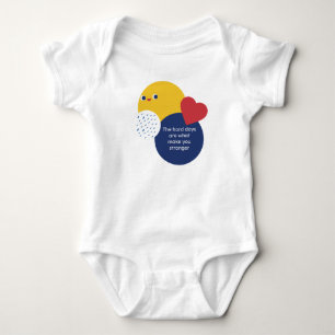 Svåra dagar gör dig starkare Leende ansikte T Shirt