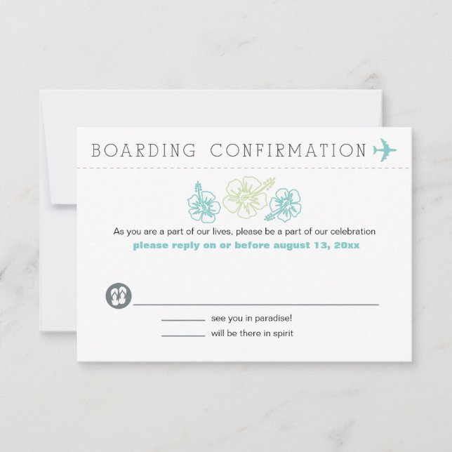 Svara för Nassau Boarding Pass OSA Kort (Framsida)