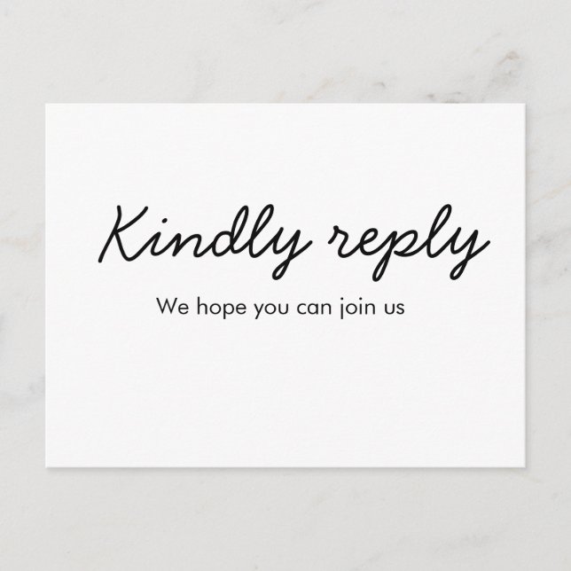 Svara gärna på begäran från sång om att lägga till vykort (Framsida)