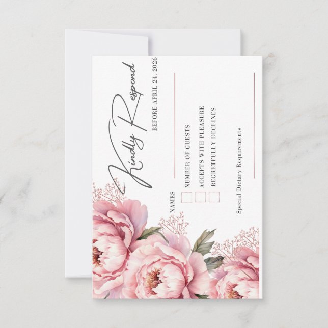 Svara inte om du rodnar RSVP-kort OSA Kort (Framsida)