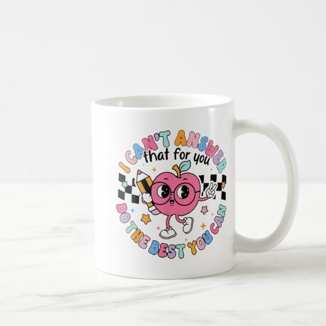 Svara inte så mycket du kan testa kaffemugg (Höger)