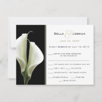 Svara med Calla Lillies