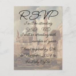 Svara med 'En basar i Kairo'-målning Vykort