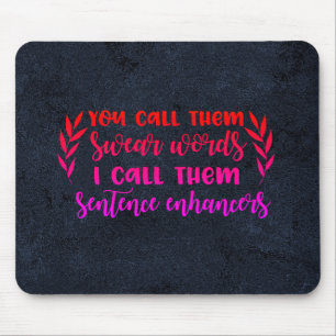 Svära ord svärtar Mousepad Musmatta