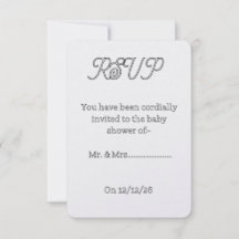 Svara på inbjudan till babykalas