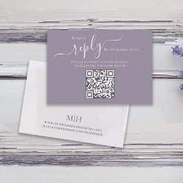 Svara QR Code Bröllop OSA Lilac Tilläggskort