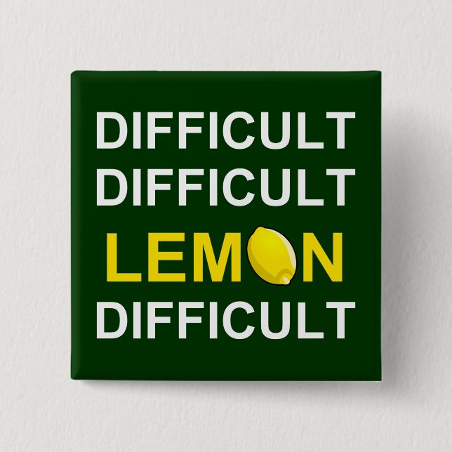 "Svåra, svåra, svåra, svåra, svåra" Knapp (Framsida)