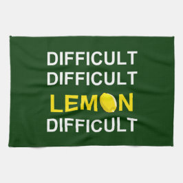 "Svåra, svåra, svåra, svåra, svåra" Kökshandduk