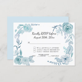 Svara Terrakotta Rosa Akvarell Blommig Bröllop Inbjudningar