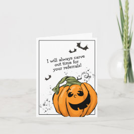Svara tid för dina hänskjutningar Halloween Kort