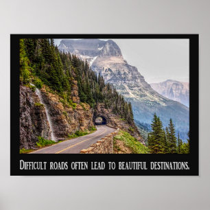 Svåra vägar - vackra destinationer - Poster