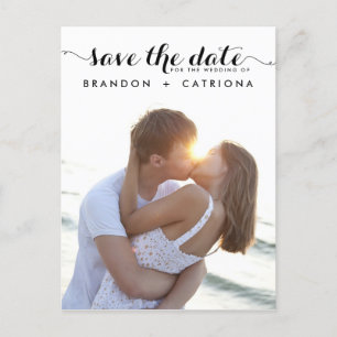 SVARA WHIMSICAL-SKRIPT SPARA DATUM POSTCARD MEDDELANDE VYKORT